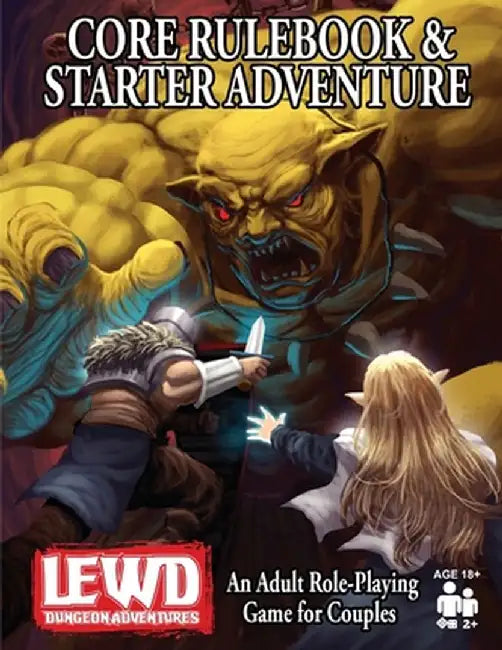 Lewd Dungeon Adventures Core Rulebook and Starter Adventure: An Adult Role-Playing Game for Couples by Phoenix Grey