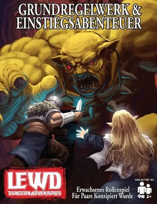 Lewd Dungeon Adventures Grundregelwerk & Einstiegsabenteuer: Erwachsenes Rollenspiel Für Paare Konzipiert Wurde by Phoenix Grey