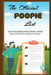 The Official Poopie List by Enlightened Defecator