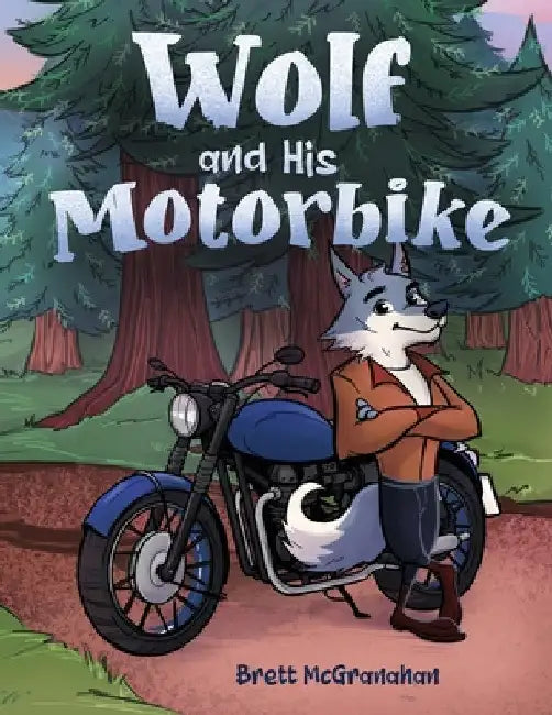 Wolf and His Motorbike by Brett McGranahan