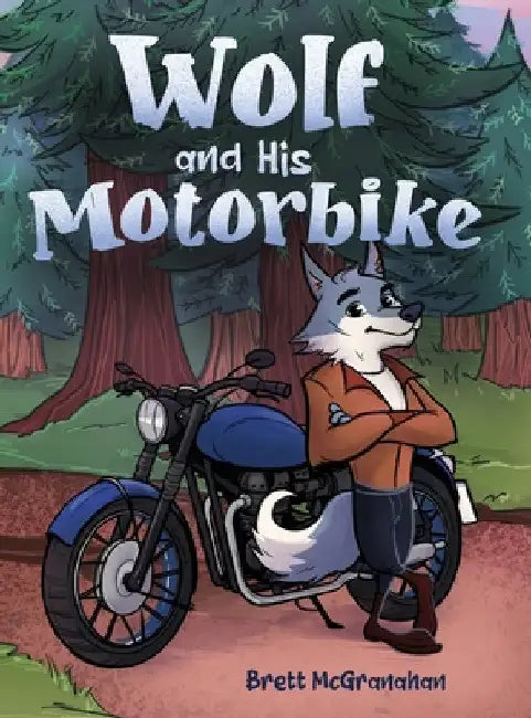 Wolf and His Motorbike by Brett McGranahan