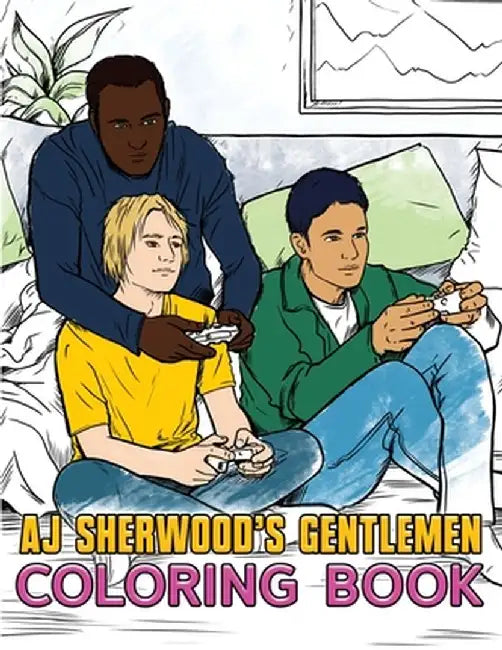 AJ Sherwood's Gentlemen Coloring Book by Aj Sherwood
