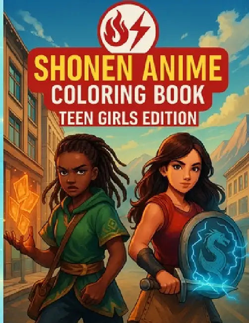 Shonen Anime Coloring Book: Teen Girls Edition by Jones, N. D.