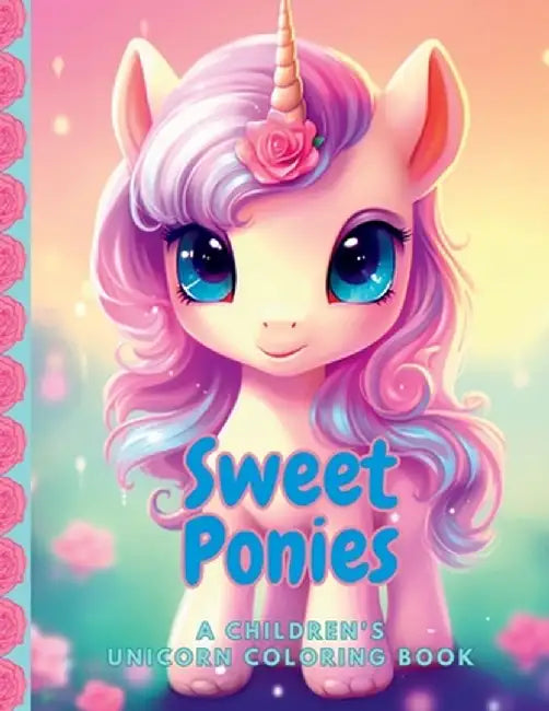 Sweet Ponies A Children's Unicorn Coloring Book by Stacy A. Rhodes
