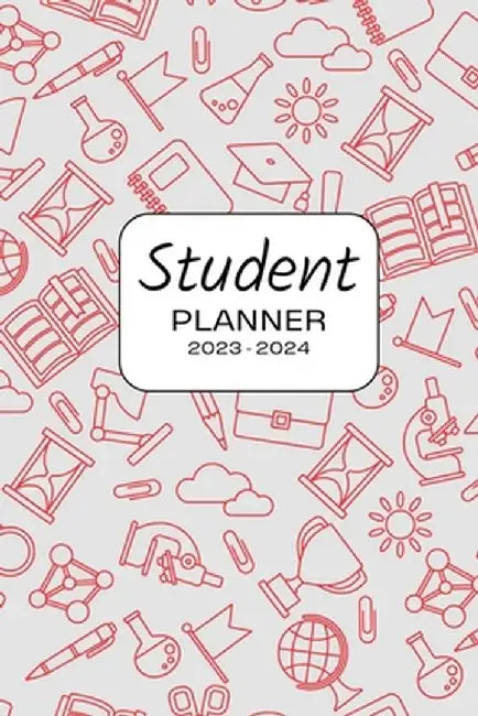 2023 - 2024 Student Planner (RED) by Takhia Gaither