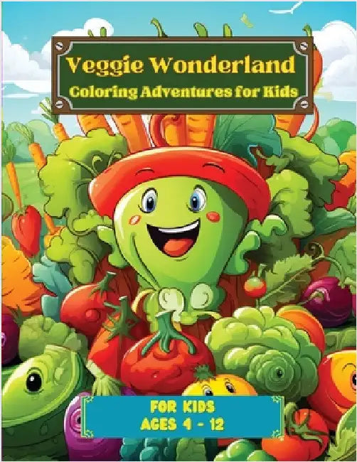 Veggie Wonderland: Coloring Adventures for Kids by Hazra, A.