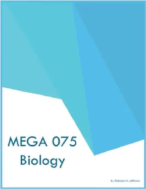 MEGA 075 Biology by Jefferson, Robinson M.