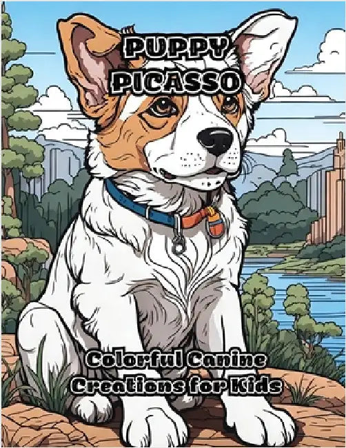 Puppy Picasso: Colorful Canine Creations for Kids by Colorzen