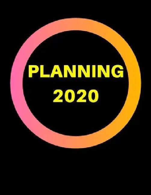 Planning 2020 by Jazzy Planners