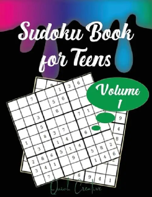 Sudoku Book For Teens: Medium Sudoku Puzzles Including 330 Sudoku Puzzles with Solutions, Great Gift for Teens or Tweens by Quick Creative