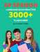 AP Spanish language exam Practice 3000+ Flashcards (A-Z version 1-1000): Advanced placement Spanish language test questions with answers by Elva Martinez