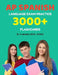 AP Spanish language exam Practice 3000+ Flashcards (A-Z version 2001-3000): Advanced placement Spanish language test questions with answers by Elva Martinez