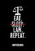 Eat. Sleep. Law. Repeat. Notizbuch: Ein Schönes Notizbuch Mit 110 Linierten Seiten Für Jemanden, Der Jurastudent Ist - Ideal Für Notizen Zum Thema Jur by Law Publishing