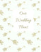 Our Wedding Plans: Complete Wedding Plan Guide to Help the Bride & Groom Organize Their Big Day. Gold Arrows on White Cover Design by Lilac House