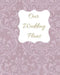 Our Wedding Plans: Complete Wedding Plan Guide to Help the Bride & Groom Organize Their Big Day. Delicate Purple Lace Cover Design by Lilac House