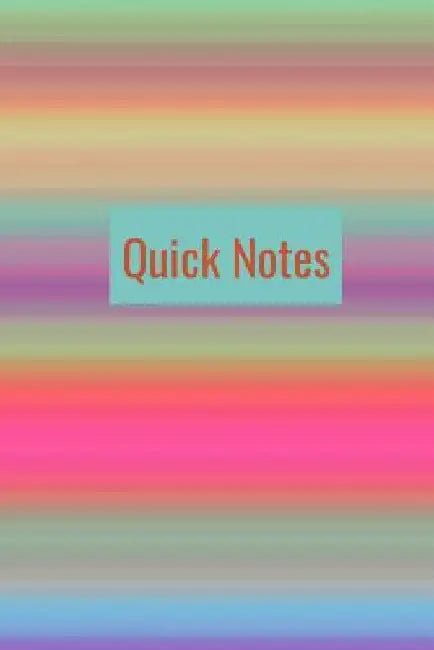 Quick Notes by Hidden Valley Press
