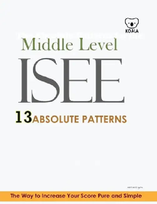ISEE Middle Level by San Soo You