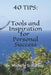 40 Tips: Tools and Inspiration for Personal Success by Darrel Browning