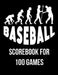 Baseball: Scorebook For 100 Games by Michael Querns