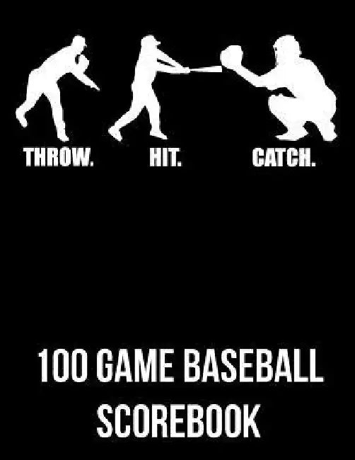 Throw. Hit. Catch.: 100 Game Baseball Scorebook by Michael Querns
