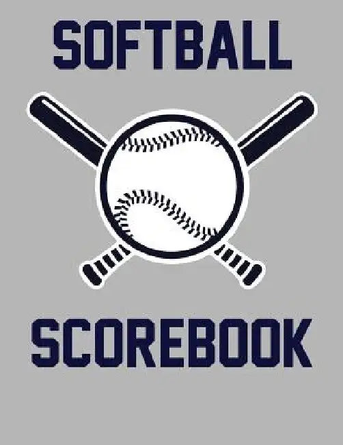 Softball Scorebook: 100 Scorecards For Baseball and Softball by Francis Faria