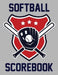 Softball Scorebook: 100 Scorecards For Softball Games by Francis Faria