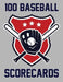100 Baseball Scorecards: 100 Scorecards For Baseball Games by Francis Faria