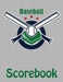 Baseball Scorebook: 100 Scorecards For Baseball by Francis Faria