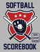 Softball Scorebook With Lineup Cards: 50 Scorecards For Softball Games by Francis Faria
