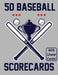 50 Baseball Scorecards With Lineup Cards: 50 Scorecards For Baseball and Softball Games by Francis Faria