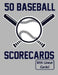 50 Baseball Scorecards With Lineup Cards: 50 Scorecards For Baseball and Softball by Francis Faria
