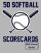 50 Softball Scorecards With Lineup Cards: 50 Scorecards For Baseball and Softball by Francis Faria