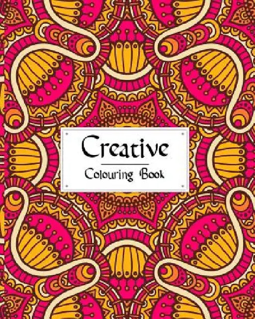Creative colouring book: Mindful & Creative Calm Coloring Books For Adults: Book for Relaxation and Meditation, Extra Large size, Coloring Book by Omi Kech