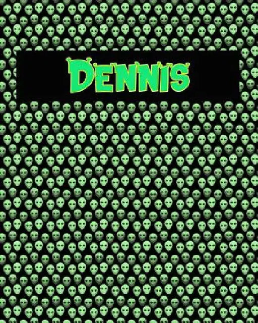 120 Page Handwriting Practice Book with Green Alien Cover Dennis: Primary Grades Handwriting Book by Sheldon Franks
