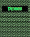 120 Page Handwriting Practice Book with Green Alien Cover Dennis: Primary Grades Handwriting Book by Sheldon Franks