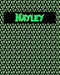 120 Page Handwriting Practice Book with Green Alien Cover Hayley: Primary Grades Handwriting Book by Sheldon Franks