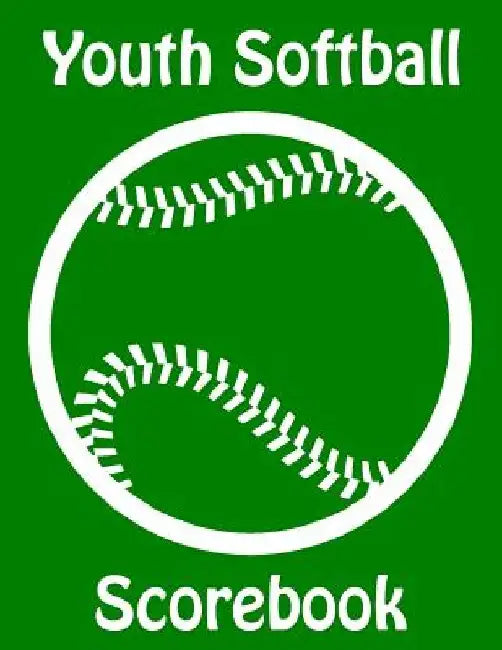 Youth Softball Scorebook: 100 Scorecards For Baseball and Softball Games by Franc Faria