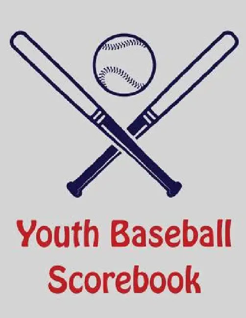 Youth Baseball Scorebook: 100 Scorecards For Baseball and Softball by Franc Faria