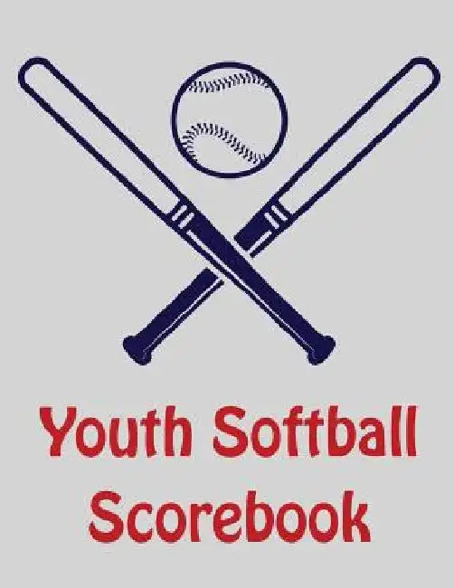 Youth Softball Scorebook: 100 Scorecards For Baseball and Softball by Franc Faria