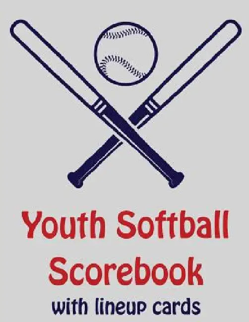 Youth Softball Scorebook With Lineup Cards: 50 Scorecards For Baseball and Softball by Franc Faria