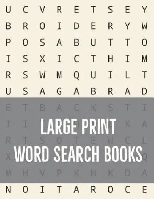 Large Print Word Search Books: 100 Word Search Puzzles and Solutions to Challenge Your Brain Great for Kids, Adults, and Seniors by Nnj Puzzles