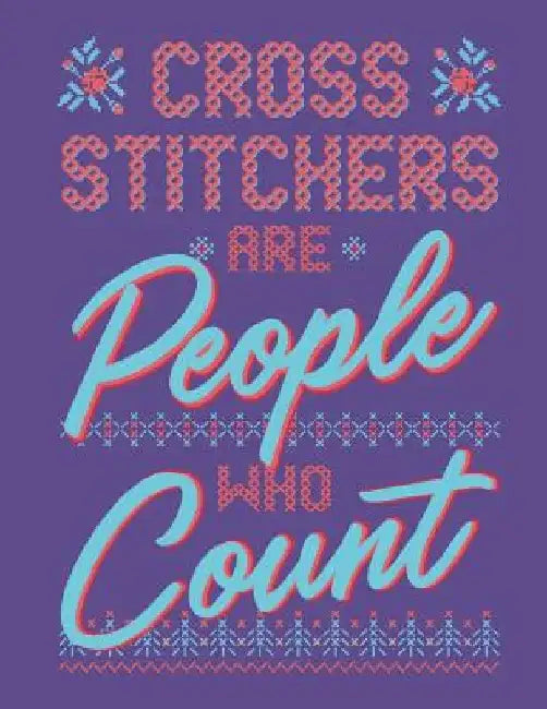 Cross Stitchers Are People Who Count: Assortment of Large and Small Graph Paper for Planning Cross Stitch Designs by Dancing Dolphin Patterns