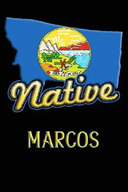 Montana Native Marcos: College Ruled Composition Book by Jason Johnson