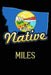 Montana Native Miles: College Ruled Composition Book by Jason Johnson