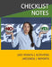 Checklist Notes: Checklist Template, Types of Checklist, Key Notes, Key Areas by Joseph Fox