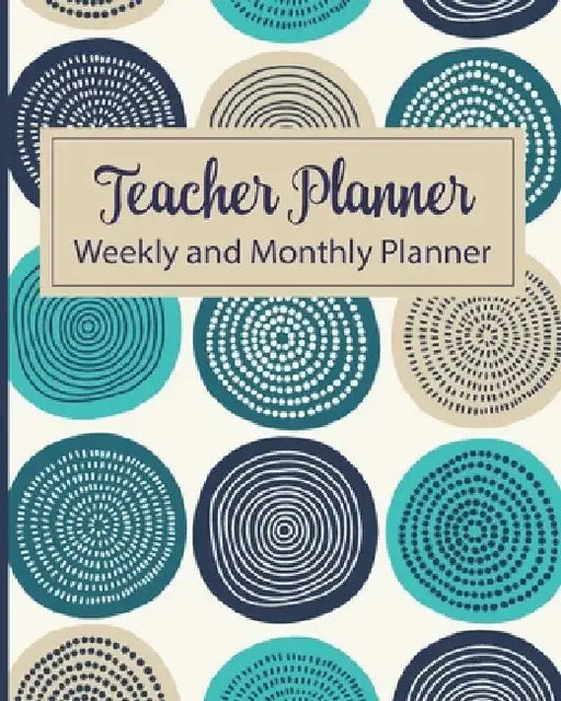 Teacher Planner Weekly and Monthly Planner: Undated Academic Year Calendar Lesson Planner and Organizer with Rose Gold and White Cover, Includes Adult by Planner Emporium