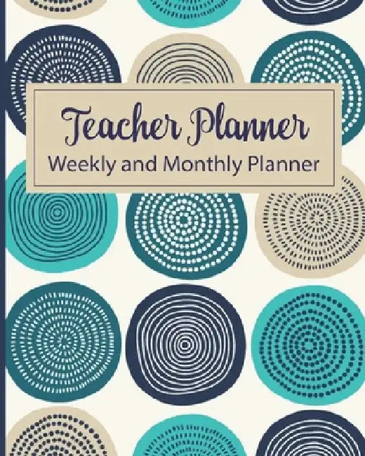 Teacher Planner Weekly and Monthly Planner: Undated Academic Year Calendar Lesson Planner and Organizer with Rose Gold and White Cover, Includes Adult by Planner Emporium