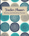 Teacher Planner Weekly and Monthly Planner: Undated Academic Year Calendar Lesson Planner and Organizer with Rose Gold and White Cover, Includes Adult by Planner Emporium