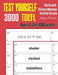 Test Yourself 3000 TOEFL Words with Chinese Meanings Shuffled Version Book II (2nd 1000 words): Practice TOEFL vocabulary for ETS TOEFL IBT official t by Angela Valentin