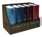 George R. R. Martin's a Game of Thrones Leather-Cloth Boxed Set (Song of Ice and Fire Series): A Game of Thrones, a Clash of Kings, a Storm of Swords, by George R. R. Martin
